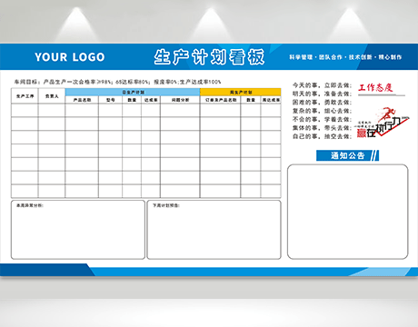 XMB0067 生產(chǎn)計劃看板
